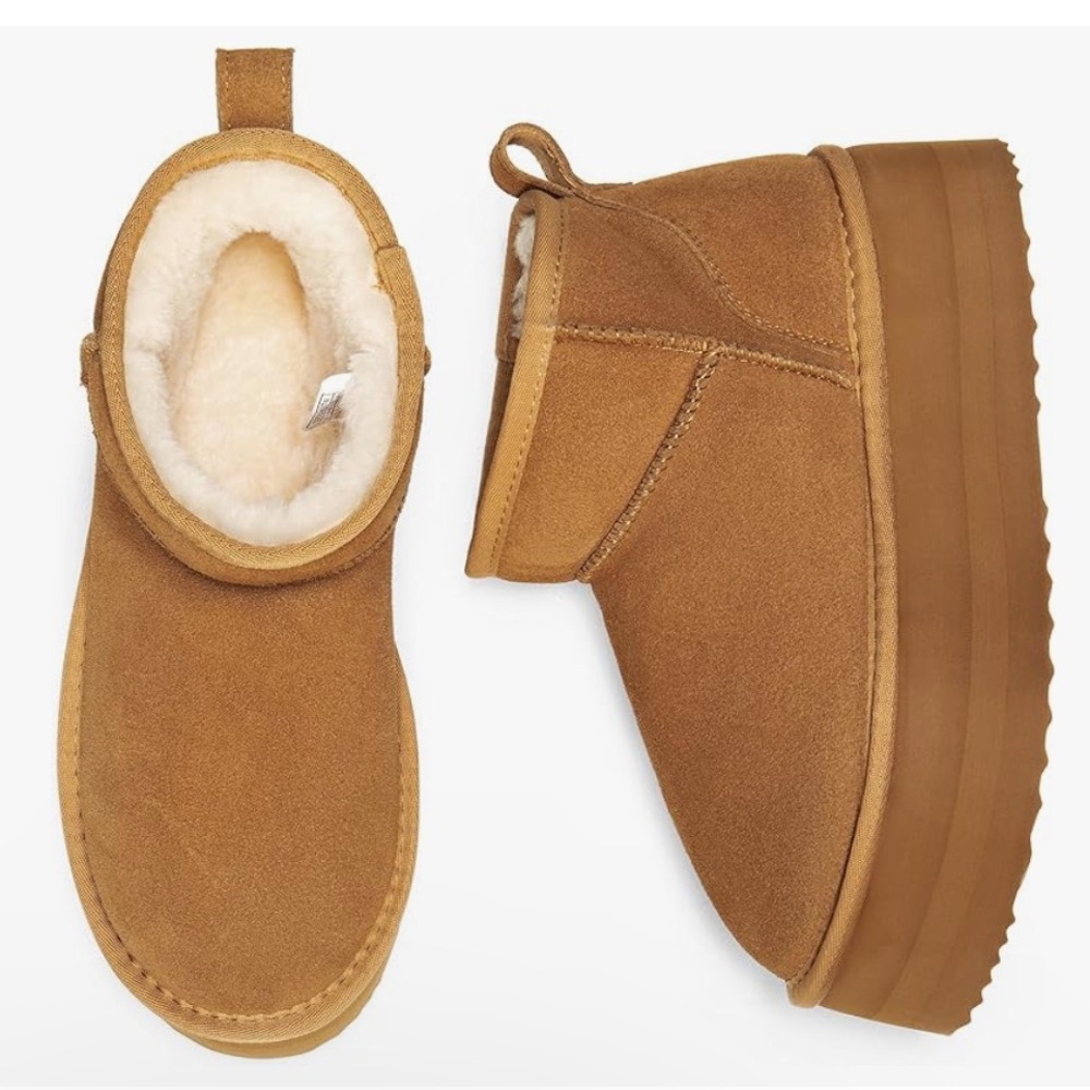 DreamPairs Platform Mini Boots - Picture 2 of 7
